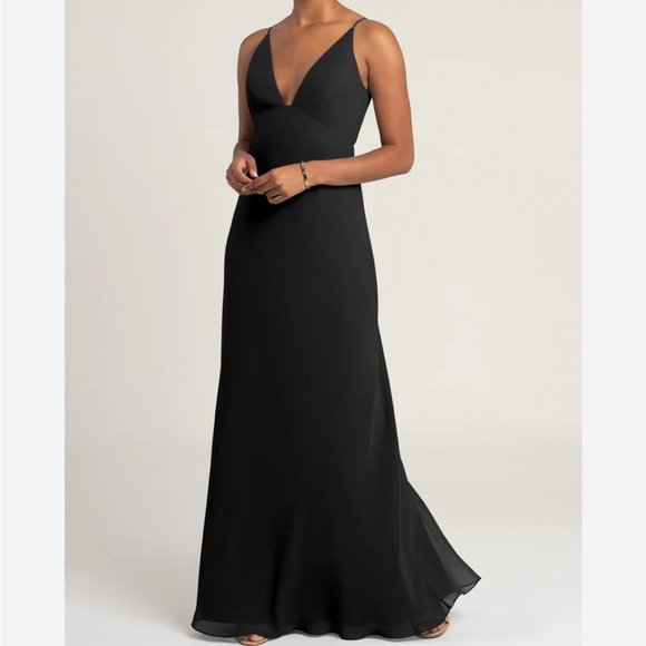 Jenny Yoo Dresses & Skirts - Jenny Yoo womans black maxi gown Dress size 12